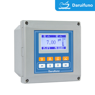 Presisi Tinggi 4 ~ 20mA atau 0 ~ 20mA IP66 pH ORP Meter Controller Untuk Air Limbah