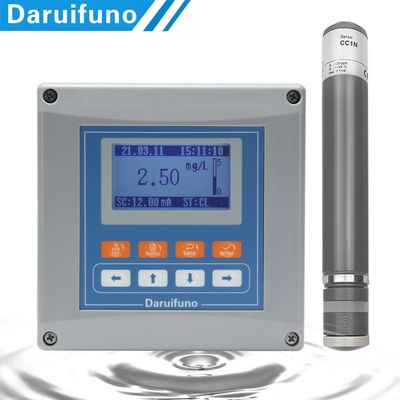 DPD Amperometric TCCA Free Chlorine Controller Untuk Air Tawar