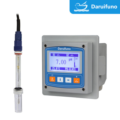 NTC10K/PT1000 RS485 4-20mA pH ORP Pengontrol Meter Untuk Air