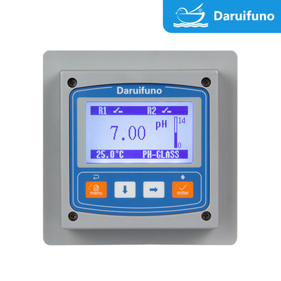 NTC10K/PT1000 RS485 4-20mA pH ORP Pengontrol Meter Untuk Air