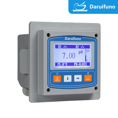 NTC10K/PT1000 RS485 4-20mA pH ORP Pengontrol Meter Untuk Air