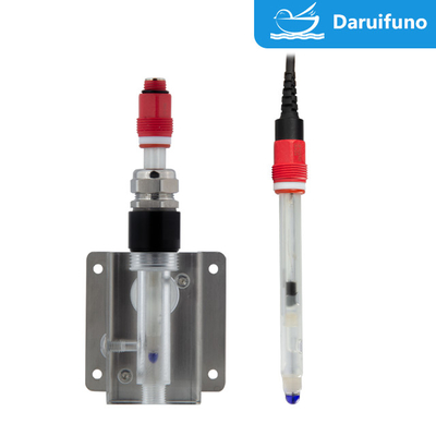 Sensor PH analog dengan kabel split untuk 0 ~ 100 ° C air murni atau limbah kotamadya umum