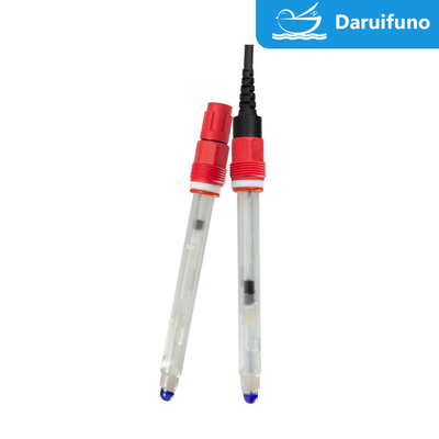 Sensor PH analog dengan kabel split untuk 0 ~ 100 ° C air murni atau limbah kotamadya umum