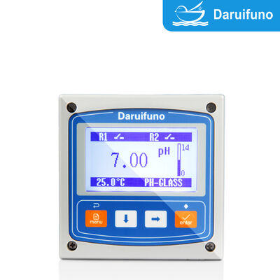 RS485 Modbus RTU pH ORP Controller dengan output 4-20mA ganda dan IP66 Panel Mount untuk Online pH ORP Analyzer