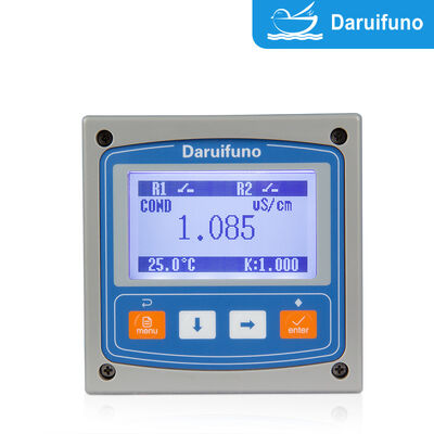 RS485 Modbus RTU IP66 Panel Mount Online Conductivity Controller dengan Dua Relay SPST