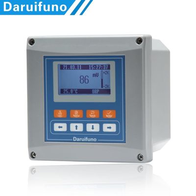 -2 ～ 16PH 1000 Ω Dua SPST Relay Online PH ORP Analyzer Untuk Pengolahan Air Akuakultur