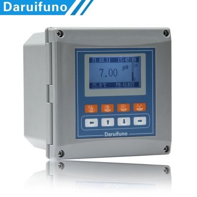 -2 ～ 16PH 1000 Ω Dua SPST Relay Online PH ORP Analyzer Untuk Pengolahan Air Akuakultur