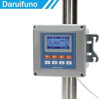 Dua Output Arus 0/4~20mA yang Dapat Diatur Pengontrol Kekeruhan Untuk Air Ultra-Murni